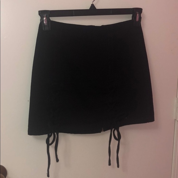 Honey Punch Dresses & Skirts - Black jean skirt